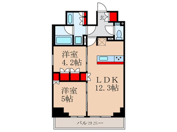 ザ・パークハビオ新中野の物件間取画像